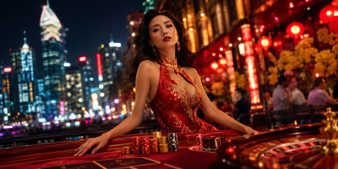 Màn hình slot game neon sáng rực tại khu vực giải trí TP. Hồ Chí Minh